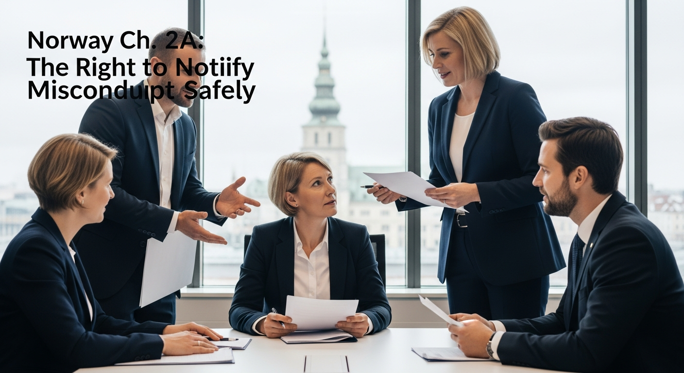 Norway Ch. 2A: The Right to Notify Misconduct Safely